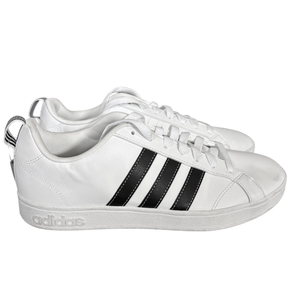 Adidas VS Advantage Sneakers Women's Sz 8 white Black Casual